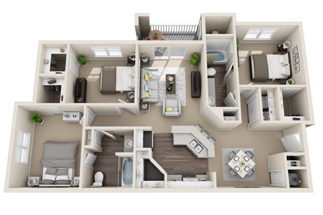 C- The Clinton floor plan